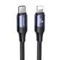 USAMS U71 USB-C į Lightning PD 2m, Juodas kaina ir informacija | Laidai telefonams | pigu.lt