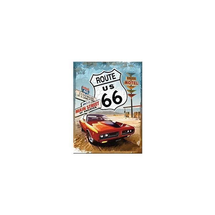 Magnetas Route 66 kaina ir informacija | Kanceliarinės prekės | pigu.lt