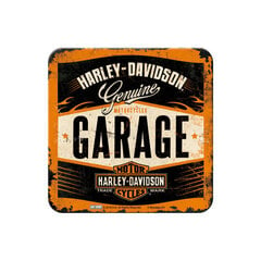 Стеклянный подстаканник в стиле ретро / Harley-Davidson Garage / 1 шт. цена и информация | Скатерти, салфетки | pigu.lt