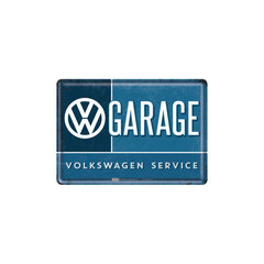 Nostalgic Art Открытка из металла 10х14,5см / VW Garage цена и информация | Детали интерьера | pigu.lt
