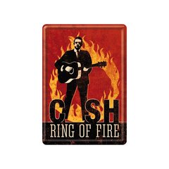 Nostalgic Art Открытка из металла 10х14.5см / Cash Ring of The Fire цена и информация | Детали интерьера | pigu.lt