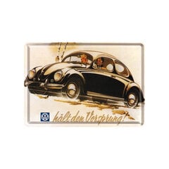 Nostalgic Art Metalinis atvirukas 10x14,5 cm / VW hält den Vorsprung! kaina ir informacija | Interjero detalės | pigu.lt