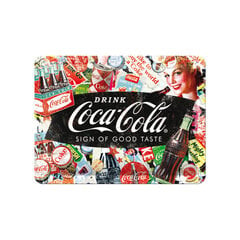Nostalgic Art metalinė lentelė Coca-Cola Collage, 15x20 cm kaina ir informacija | Interjero detalės | pigu.lt