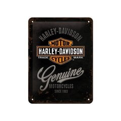 Nostalgic Art metalinė lentelė Harley-Davidson Motorcycles, 15x20 cm kaina ir informacija | Interjero detalės | pigu.lt