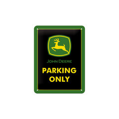 Nostalgic Art металлическая пластина John Deere Parking Only, 15x20 см цена и информация | Детали интерьера | pigu.lt