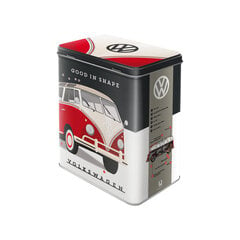 Dėžutė metalinė VW Bulli Good in Shape kaina ir informacija | Konservavimo indai ir  priedai | pigu.lt