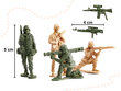 Kareivėlių figūrų rinkinys 144 elementų kaina ir informacija | Žaislai berniukams | pigu.lt