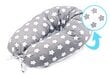 Maitinimo pagalvė Sensillo Maternity Croll Xl Grey Stars, 180 cm цена и информация | Maitinimo pagalvės | pigu.lt