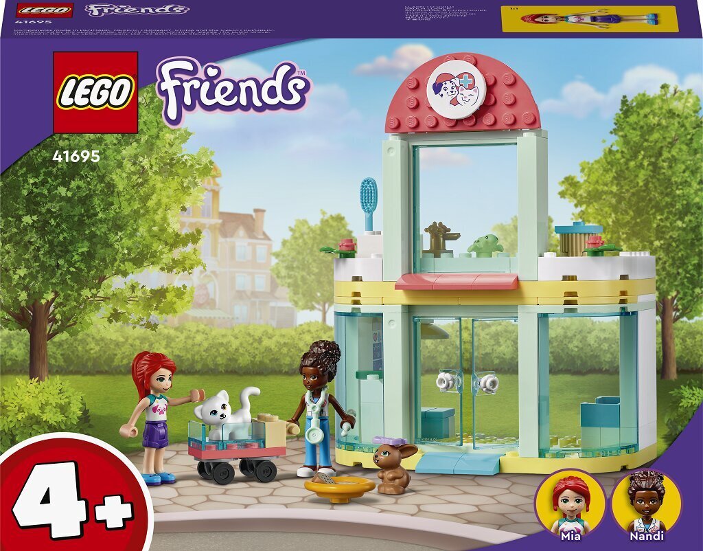 Конструктор LEGO® 41695 Friends Клиника для домашних животных цена | pigu.lt