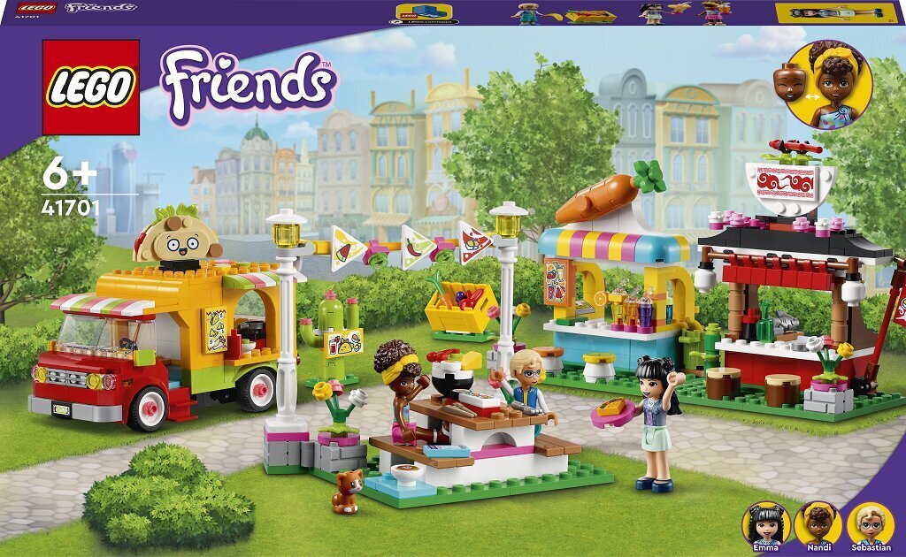 41701 LEGO® Friends Gatvės maisto turgelis kaina ir informacija | Konstruktoriai ir kaladėlės | pigu.lt