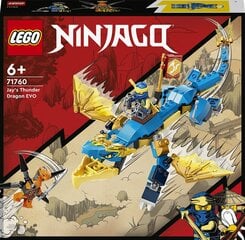 71760 LEGO® NINJAGO Jay griaustinio drakonas kaina ir informacija | Konstruktoriai ir kaladėlės | pigu.lt