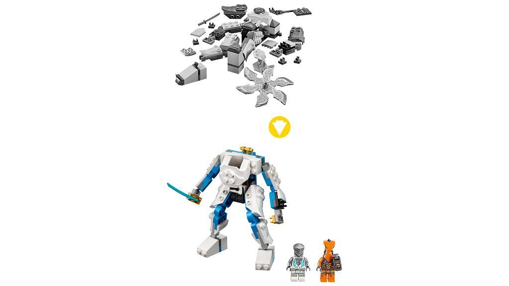 71761 LEGO® NINJAGO Zane galingasis robotas kaina ir informacija | Konstruktoriai ir kaladėlės | pigu.lt