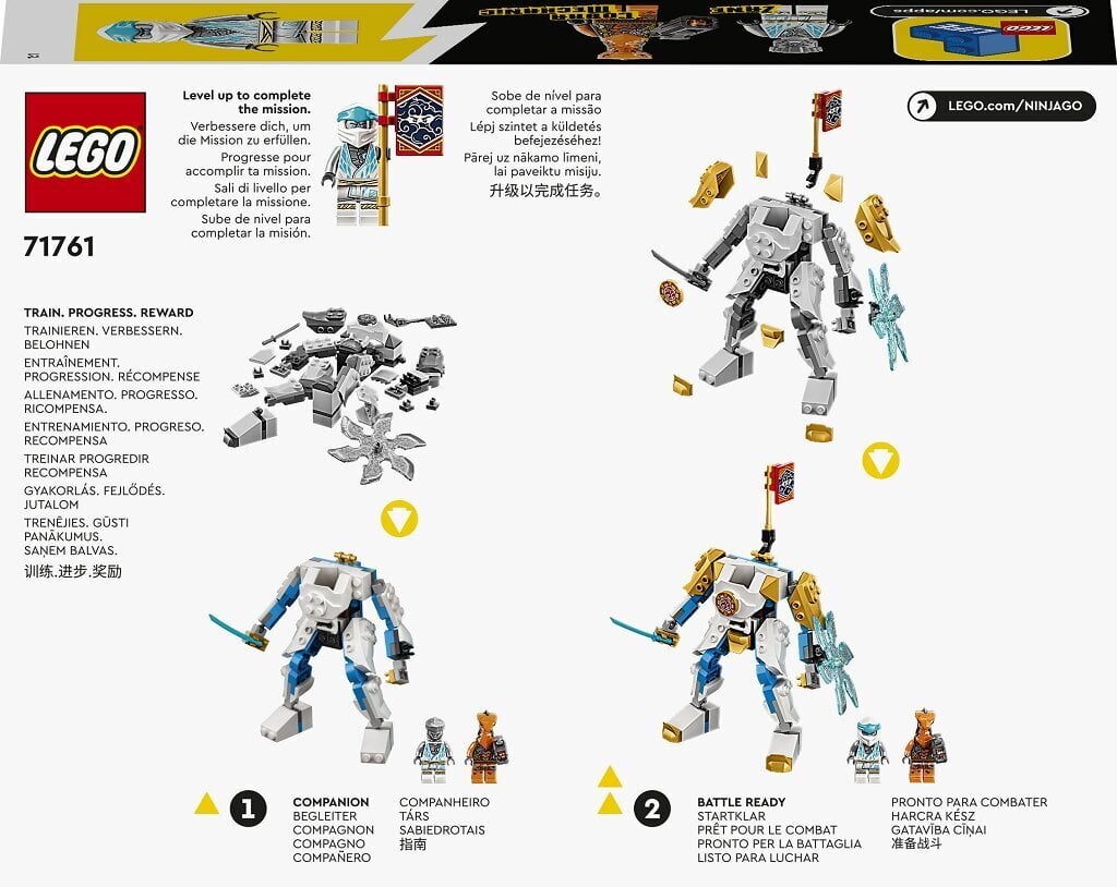 71761 LEGO® NINJAGO Zane galingasis robotas kaina ir informacija | Konstruktoriai ir kaladėlės | pigu.lt
