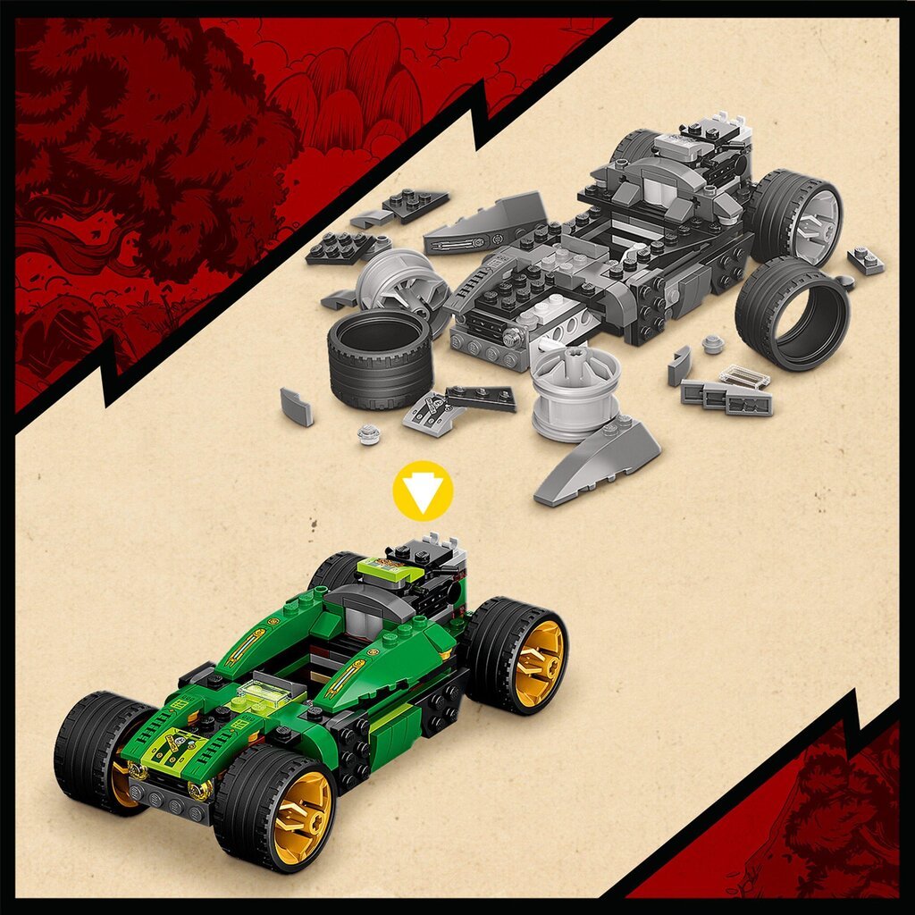 71763 LEGO® NINJAGO Lloyd lenktynių automobilis kaina ir informacija | Konstruktoriai ir kaladėlės | pigu.lt