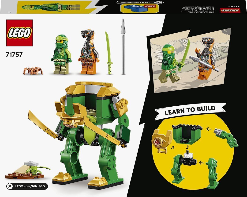 71757 LEGO® NINJAGO Lloyd nindzių robotas цена и информация | Konstruktoriai ir kaladėlės | pigu.lt