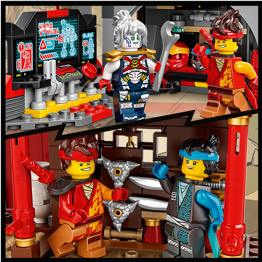 71767 LEGO® NINJAGO Nindzių treniruočių šventovė цена и информация | Konstruktoriai ir kaladėlės | pigu.lt