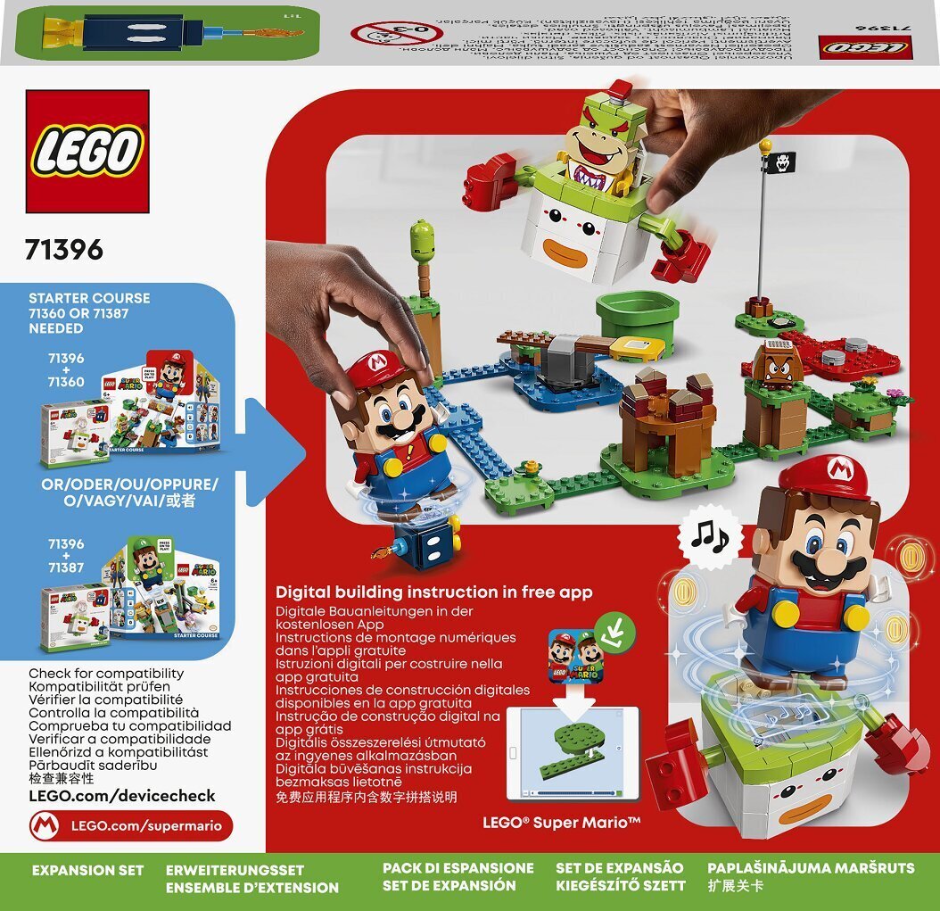 71396 LEGO® Super Mario Bowser Jr. klouno automobilio papildomas rinkinys kaina ir informacija | Konstruktoriai ir kaladėlės | pigu.lt