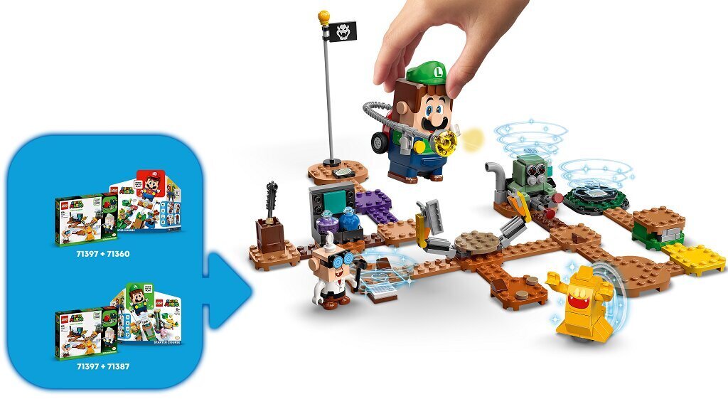 71397 LEGO® Super Mario Luigi's Mansion laboratorijos ir Poltergust papildomas rinkinys kaina ir informacija | Konstruktoriai ir kaladėlės | pigu.lt