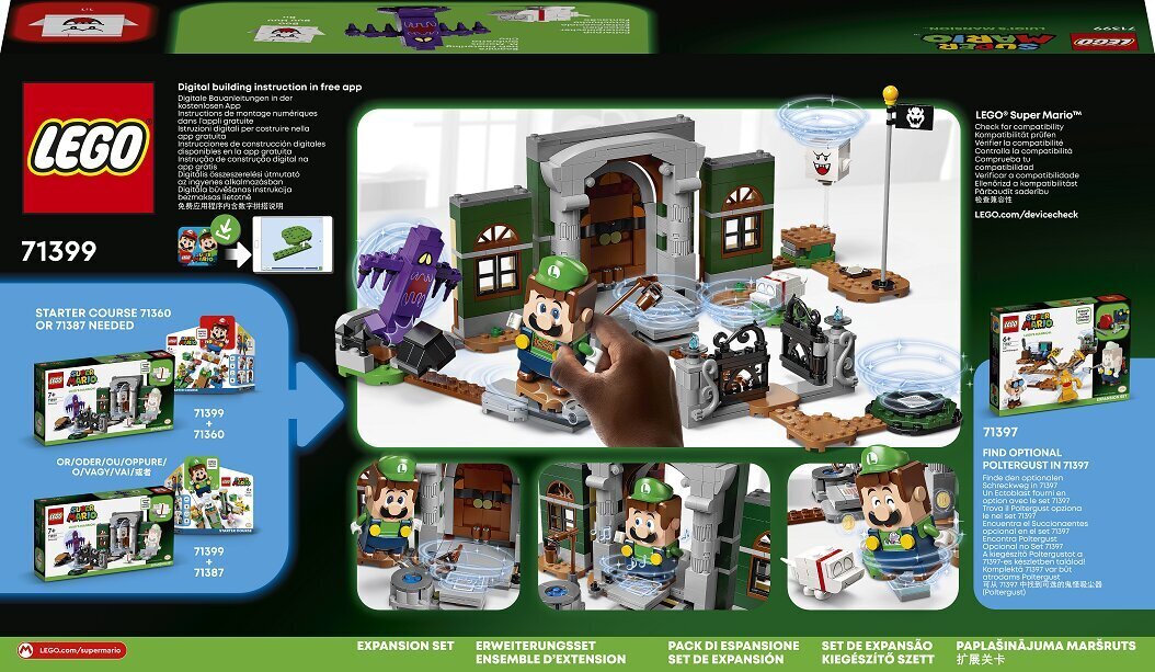 71399 LEGO® Super Mario Luigi Mansion paradinio įėjimo papildomas rinkinys kaina ir informacija | Konstruktoriai ir kaladėlės | pigu.lt