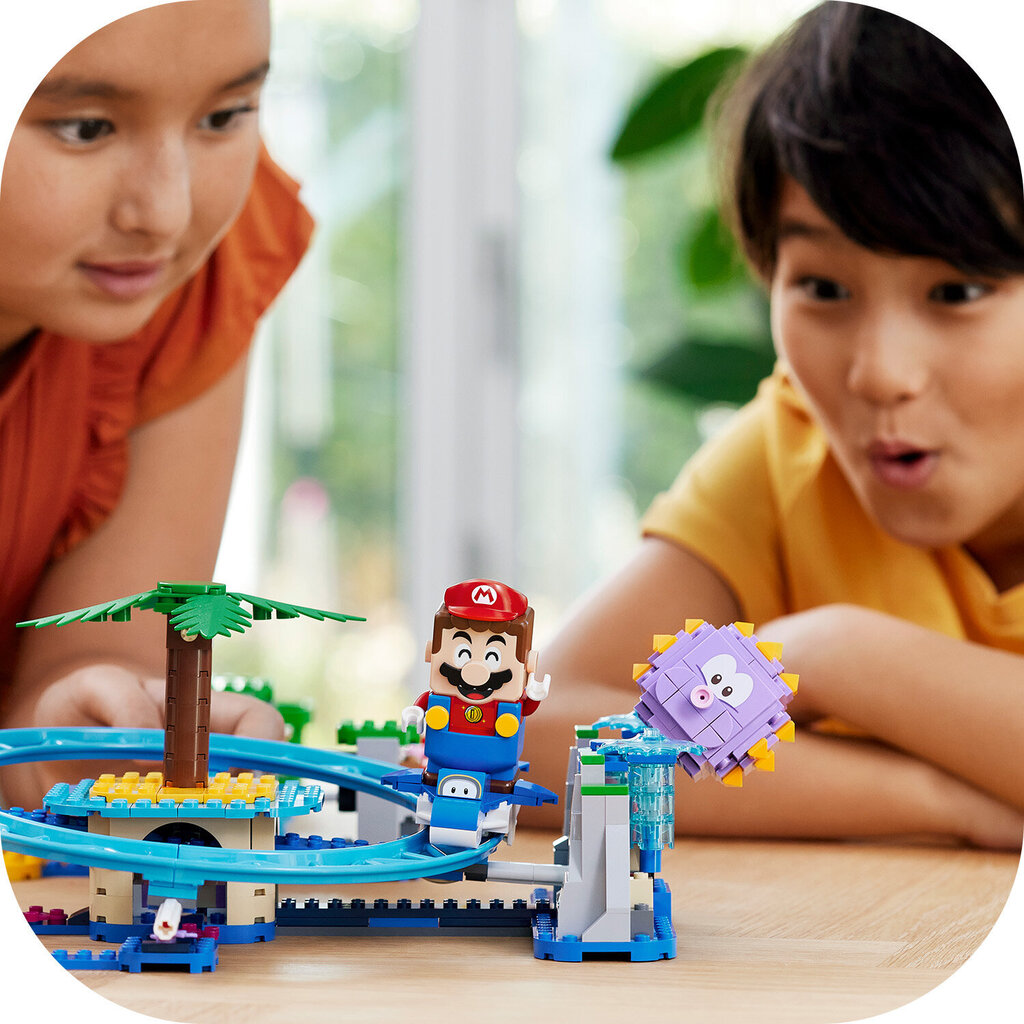 71400 LEGO® Super Mario Big Urchin paplūdimio karuselės papildomas rinkinys цена и информация | Konstruktoriai ir kaladėlės | pigu.lt