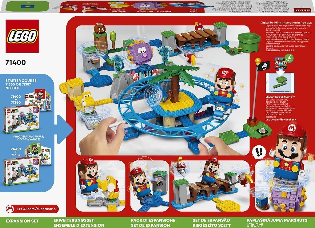 71400 LEGO® Super Mario Big Urchin paplūdimio karuselės papildomas rinkinys цена и информация | Konstruktoriai ir kaladėlės | pigu.lt