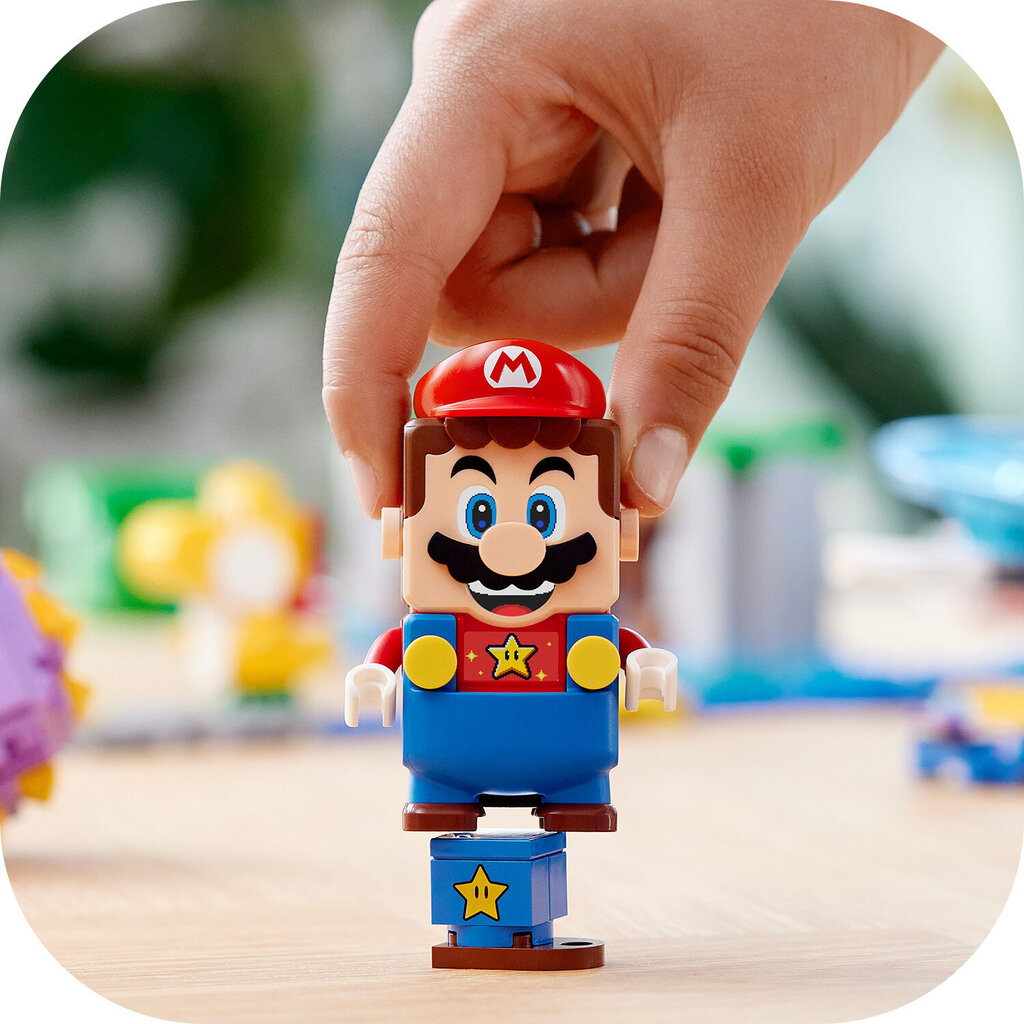 Конструктор LEGO® 71400 Super Mario: Пляжная карусель для большого ежа:  дополнительный набор цена | pigu.lt