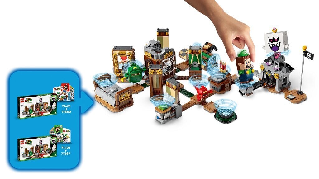 71401 LEGO® Super Mario Luigi's Mansion slėpynių papildomas rinkinys kaina ir informacija | Konstruktoriai ir kaladėlės | pigu.lt