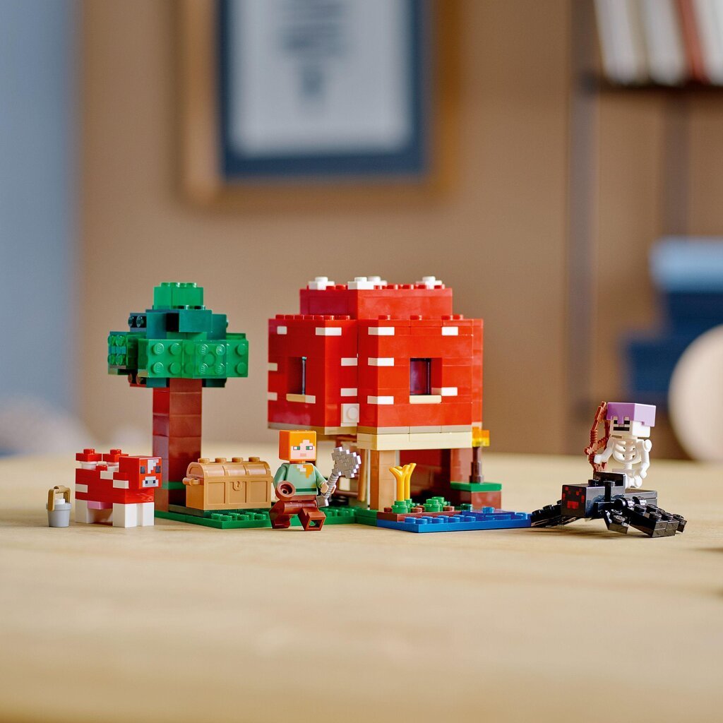 21179 LEGO® Minecraft Grybų namelis цена и информация | Konstruktoriai ir kaladėlės | pigu.lt
