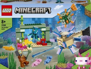 21180 LEGO® Minecraft Sargybinių mūšis kaina ir informacija | Konstruktoriai ir kaladėlės | pigu.lt