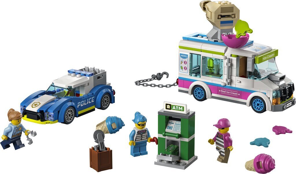 60314 LEGO® City Ledų sunkvežimio policijos gaudynės kaina ir informacija | Konstruktoriai ir kaladėlės | pigu.lt