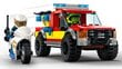 60319 LEGO® City Ugniagesių gelbėjimo operacija ir policijos gaudynės цена и информация | Konstruktoriai ir kaladėlės | pigu.lt
