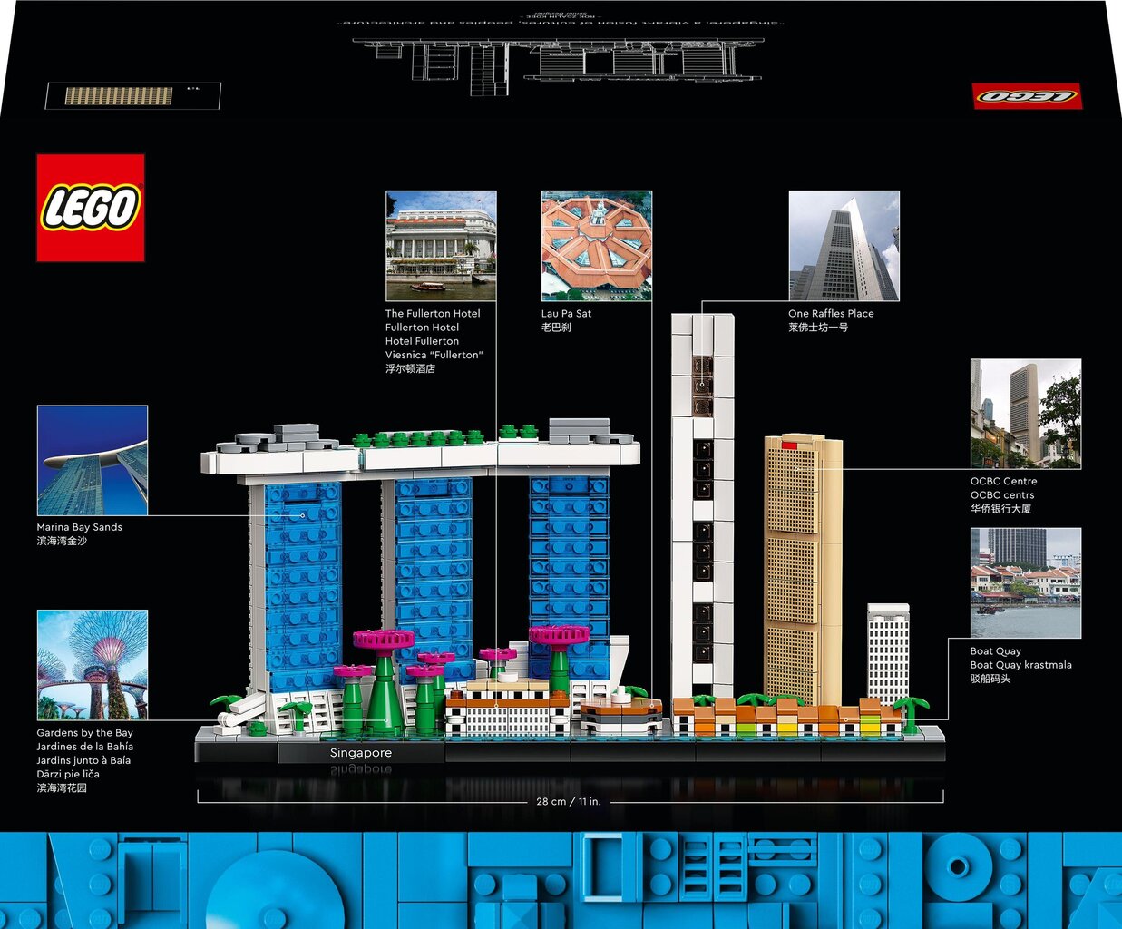 21057 LEGO® Architecture Singapūras kaina ir informacija | Konstruktoriai ir kaladėlės | pigu.lt