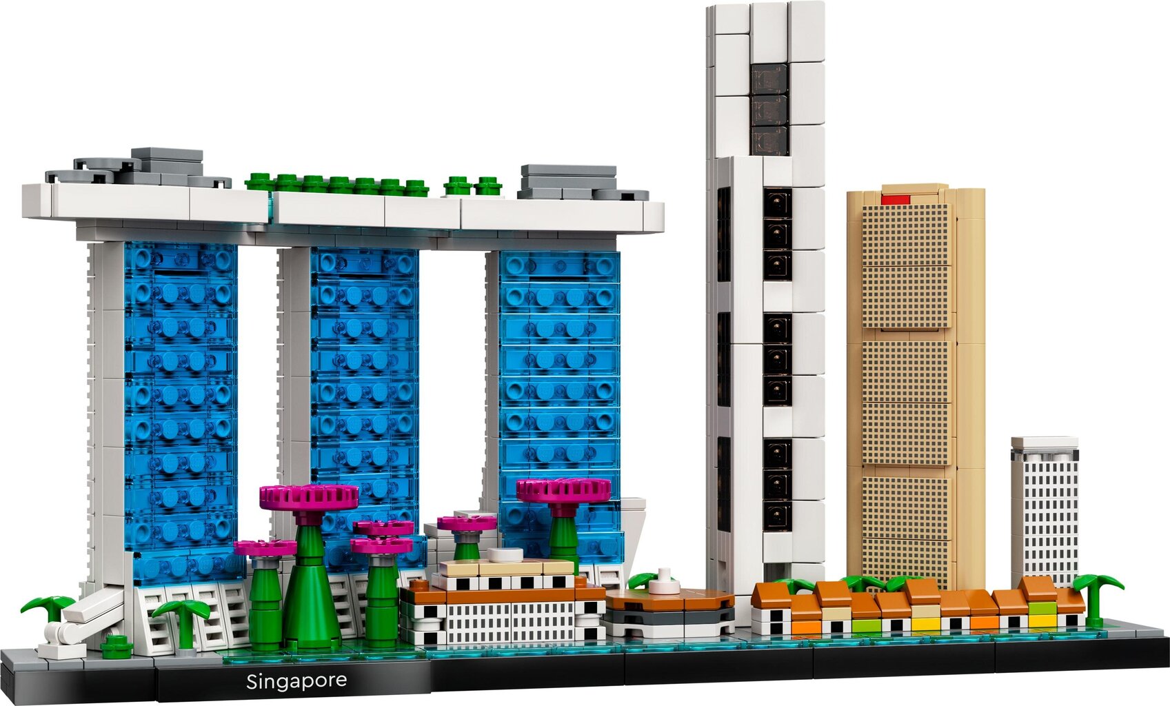 21057 LEGO® Architecture Singapūras kaina ir informacija | Konstruktoriai ir kaladėlės | pigu.lt