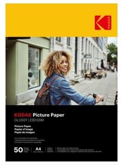 Глянцевая бумага Kodak Picture 9891267, A4, 230 г/м², 50 листов. цена и информация | Тетради и бумажные товары | pigu.lt