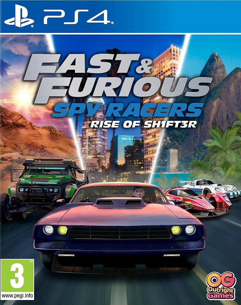 Fast and Furious Spy Racers: Rise of Shift3r PS4 kaina ir informacija | Kompiuteriniai žaidimai | pigu.lt