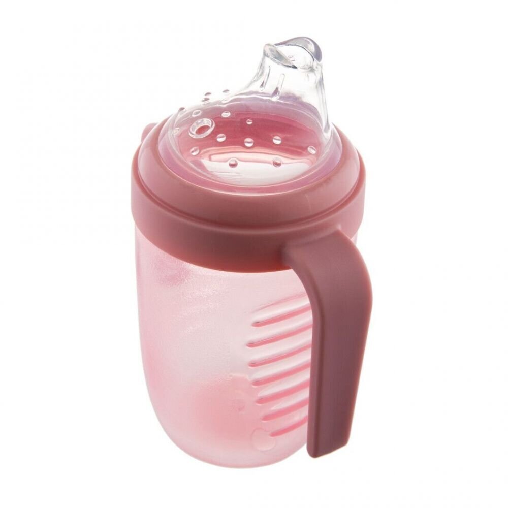 Neišsiliejantis puodelis su silikoniniu žinduku,CANPOL BABIES, 56/605, 9m+, 220ml цена и информация | Buteliukai kūdikiams ir jų priedai | pigu.lt