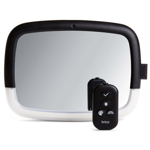 Munchkin Night Light veidrodėlis vaiko stebėjimui automobilyje Baby In-Sight kaina ir informacija | Autokėdučių priedai | pigu.lt