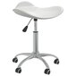 vidaXL Biuro kėdė, baltos spalvos, dirbtinė oda kaina ir informacija | Biuro kėdės | pigu.lt