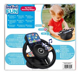 Интерактивное рулевое колесо, INFINI FUN, S21501 цена и информация | Игрушки для малышей | pigu.lt