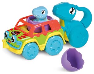 Mašinėlės rinkinys su dinozauru TOMY Chase & Roll Raptors, E73251 kaina ir informacija | Žaislai kūdikiams | pigu.lt