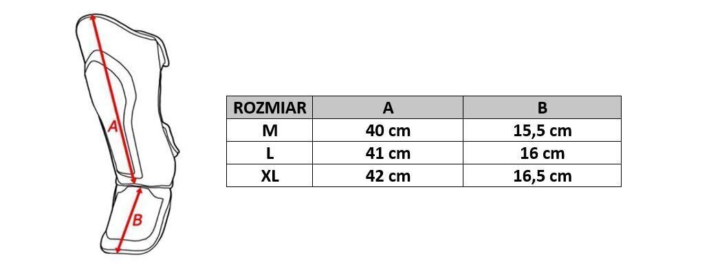 Kojų apsaugos Bushido SP-10v4 M/L kaina ir informacija | Kovos menai | pigu.lt