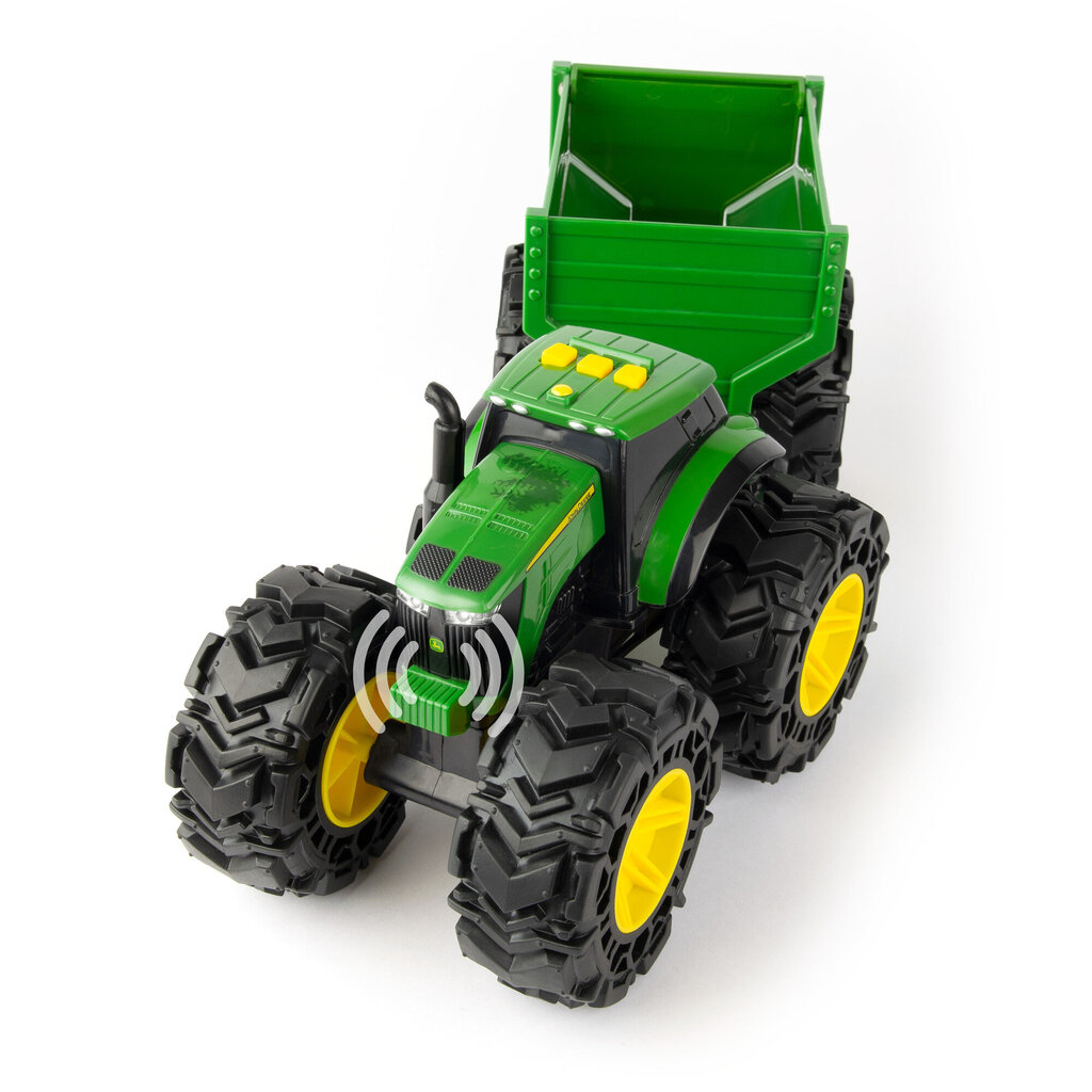 Traktorius su priekaba John Deere цена и информация | Žaislai berniukams | pigu.lt