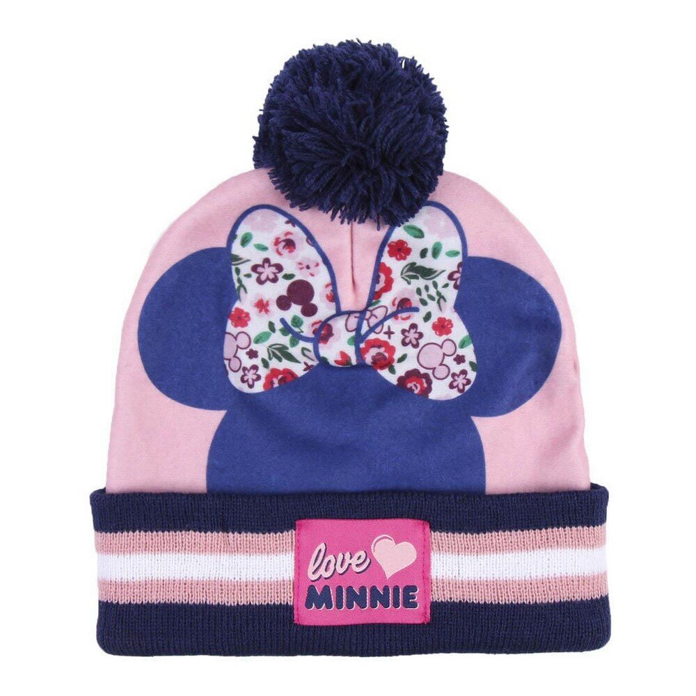 Kepurė ir pirštinės Minnie Mouse, rožiniai kaina ir informacija | Kepurės, pirštinės, šalikai mergaitėms | pigu.lt
