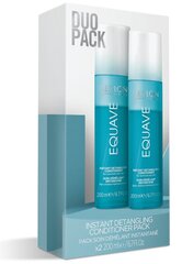 Увлажняющий кондиционер-спрей для волос Revlon Professional Equave 2 x 200 мл цена и информация | Средства для укрепления волос | pigu.lt