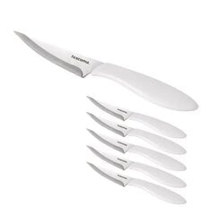 Набор ножей для пиццы Tescoma Presto, белый, 10 см, 6 шт. цена и информация | Ножи и аксессуары для них | pigu.lt