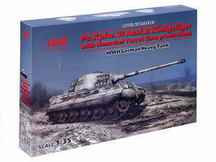 Модель для склеивания ICM 35363 German Heavy Tank Pz.Kpfw.VI Ausf.B King Tiger/Henschel Turret 1/35 цена и информация | Склеиваемые модели | pigu.lt