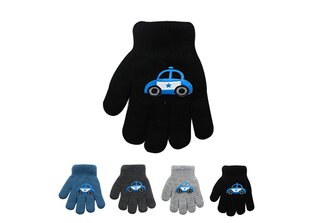Детские перчатки Rak R-102DB Police, черные цена и информация | Зимняя одежда для детей | pigu.lt