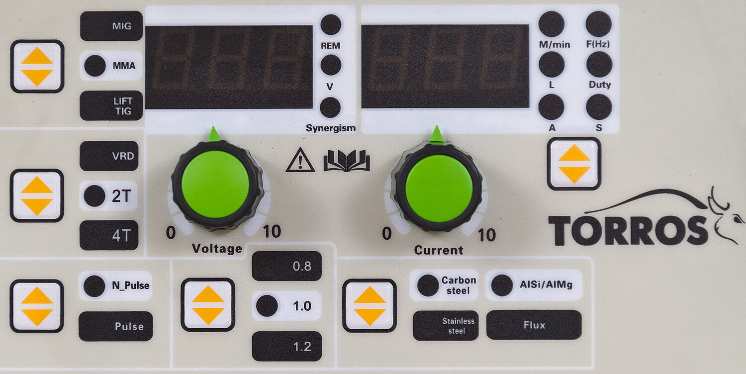 Pusiau automatinis suvirinimo aparatas Torros MIG200 Pulse M2004 kaina ir informacija | Suvirinimo aparatai, lituokliai | pigu.lt