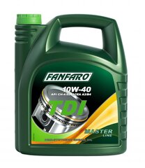 Fanfaro TDI 10W-40, 5 л цена и информация | Моторные масла | pigu.lt