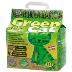 Кукурузный наполнитель для кошек Green Cat, 12 л цена и информация | Наполнители для кошачьих туалетов | pigu.lt